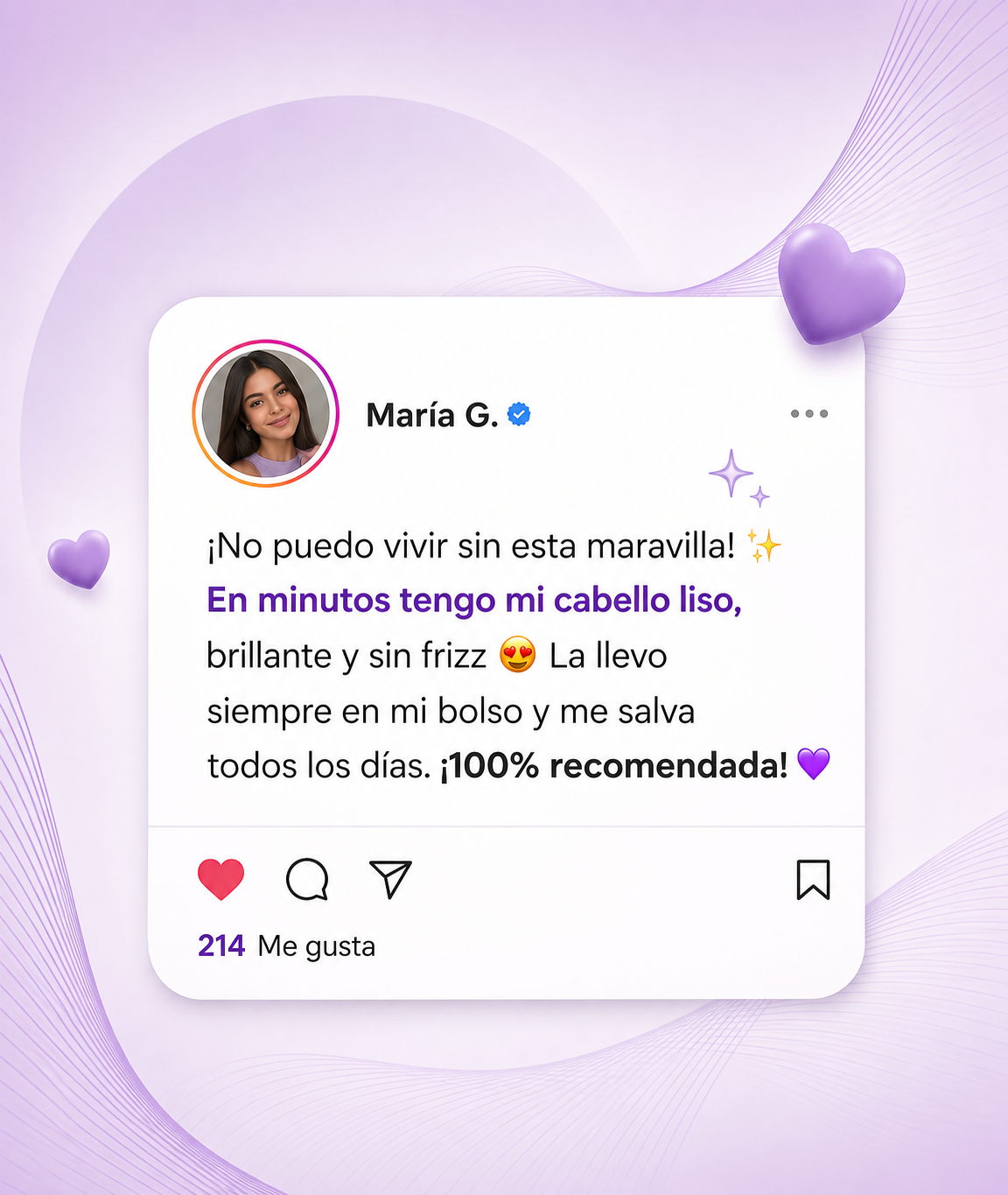 Velisé — Cepillo Alisador Inalámbrico