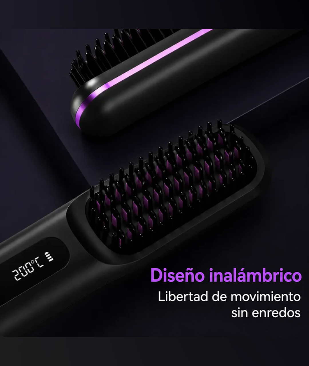 Velisé — Cepillo Alisador Inalámbrico